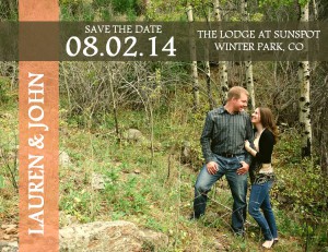 Save the Date Postcard
